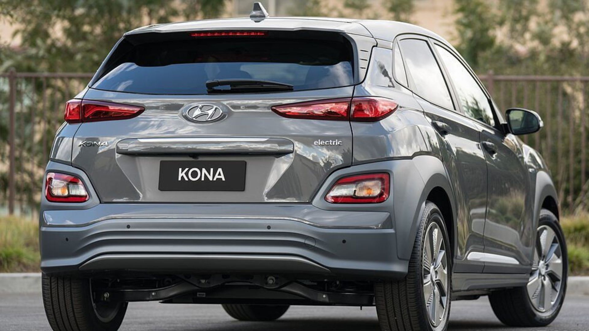 Hyundai Kona Ev Rear view