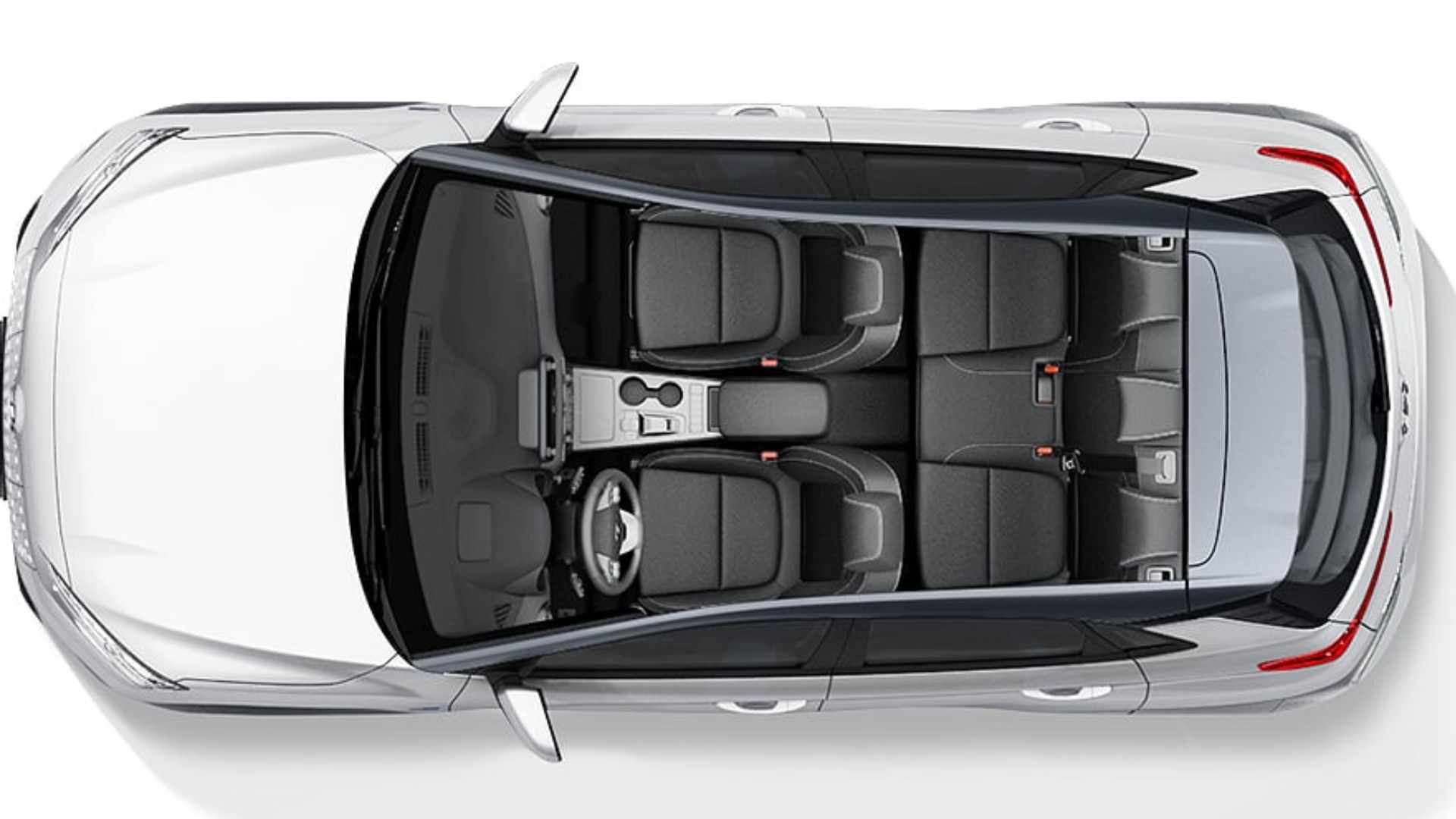 Hyundai Kona Ev top view